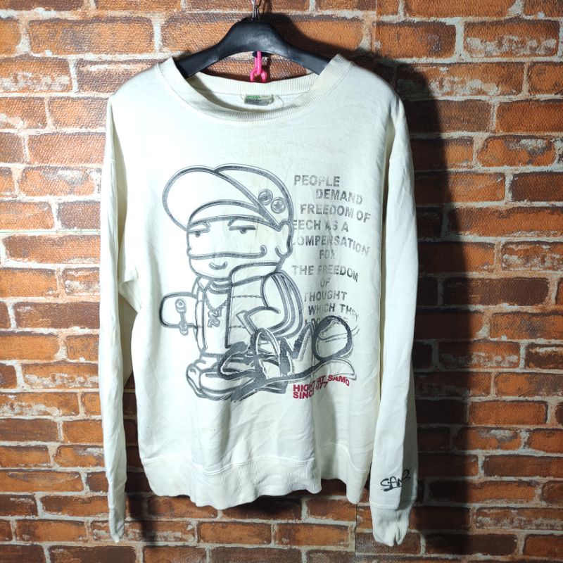 crewneck grass hitter samo vintage