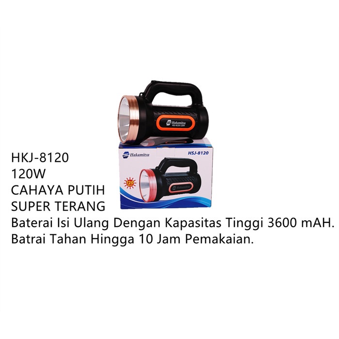 Senter Cas 80W/120W Senter Besar Led Rechargeable Hht