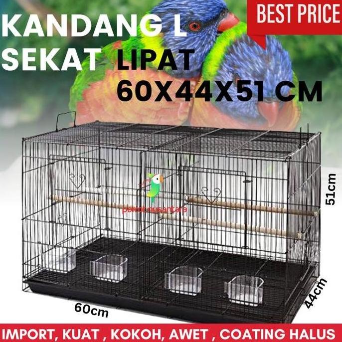 KANDANG L HEWAN BURUNG KOTAK BESAR SEKAT HEWAN PELIHARAAN BURUNG SG FIONYJAYA