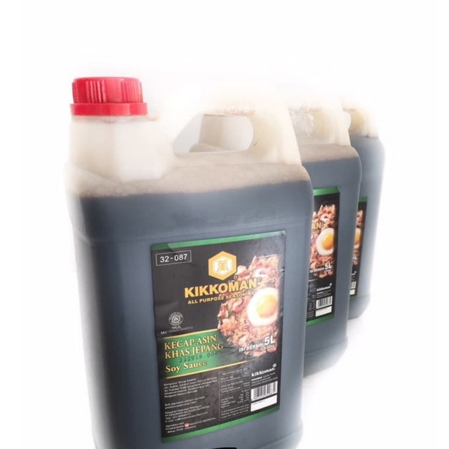 

Kikkoman Soy Sauce Kecap Asin Jerigen 5L Multipurpose Serbaguna Kecap Jepang Halal