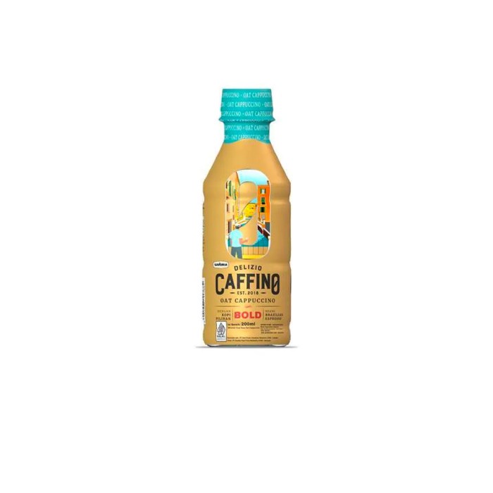 Caffino Ready To Drink Oat Cappucino - Minuman Kopi Botol 200ml