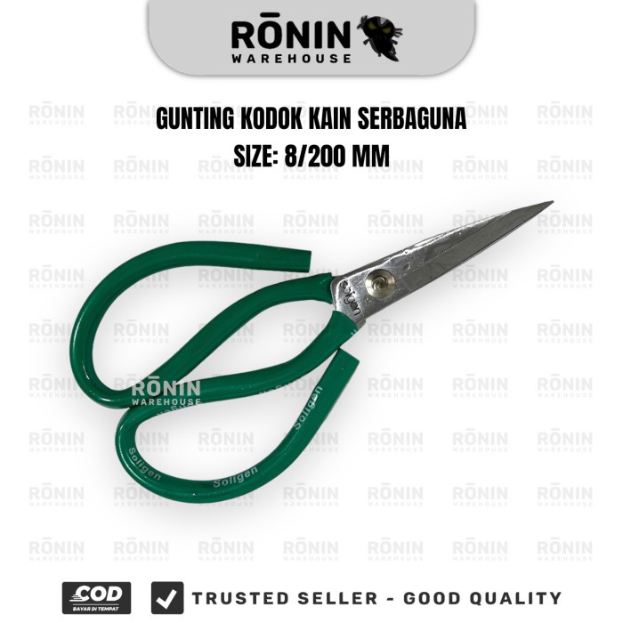

Ready stock] SOLIGEN Gunting Kodok Seng Kain Kertas Serbaguna Multipurpose Scissors