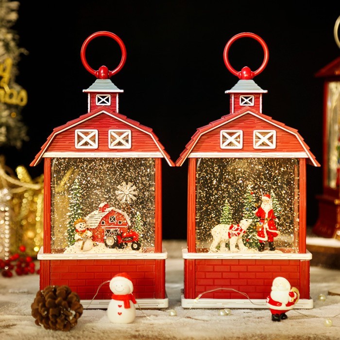 }}}}}}] GROSIR Snow Globe Musik Box Kado Natal Christmas Music Box Gift Santa