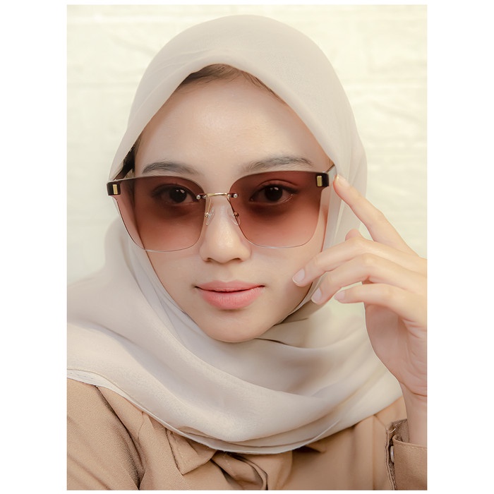 Kacamata Hitam Sunglasses Frame Square Tr Anti Uv400 Berrybarton 818