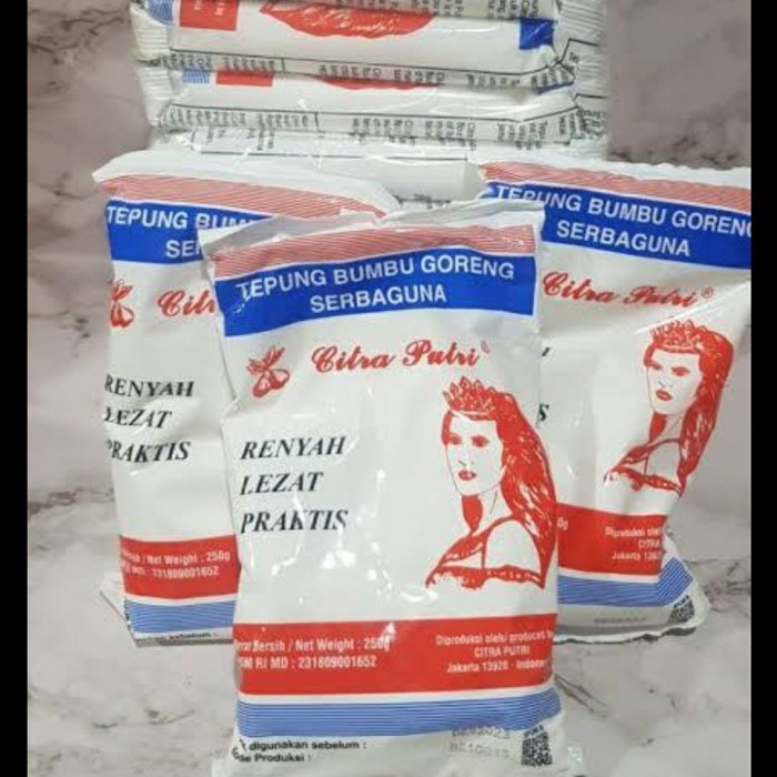 

Sale!! Tepung Bumbu Cap PUTRI Uk 250 Gr Per 10Bks