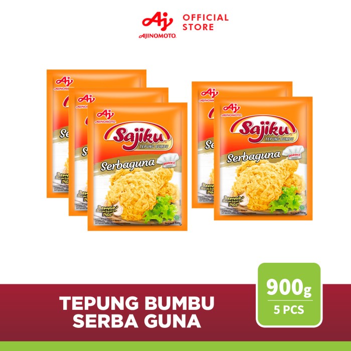 

Murah!! Sajiku Tepung Bumbu Serba a 900g 5pcs