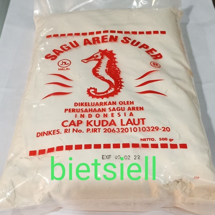 

Promo!! sagu aren super cap kuda laut 500 gr 20 pcs/krt