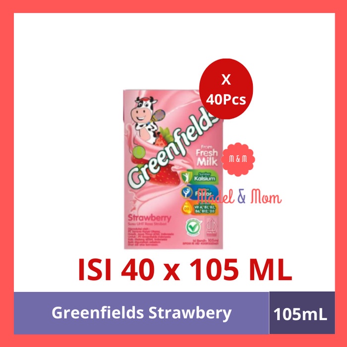 

Susu Greenfields Uht 125 Ml X 40Pcs Gojek Grab Only