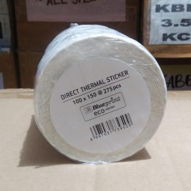 

Terlaris Eco Direct Thermal Sticker Blueprint Label Online 100 X 150Mm 275Pcs - Garansi Resmi Blueprint Viral
