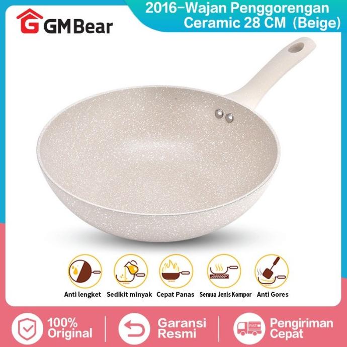WAJAN WOK PAN KERAMIK 28CM 2016 - LUVERSA WOK PAN CERAMIC TIRASISI5