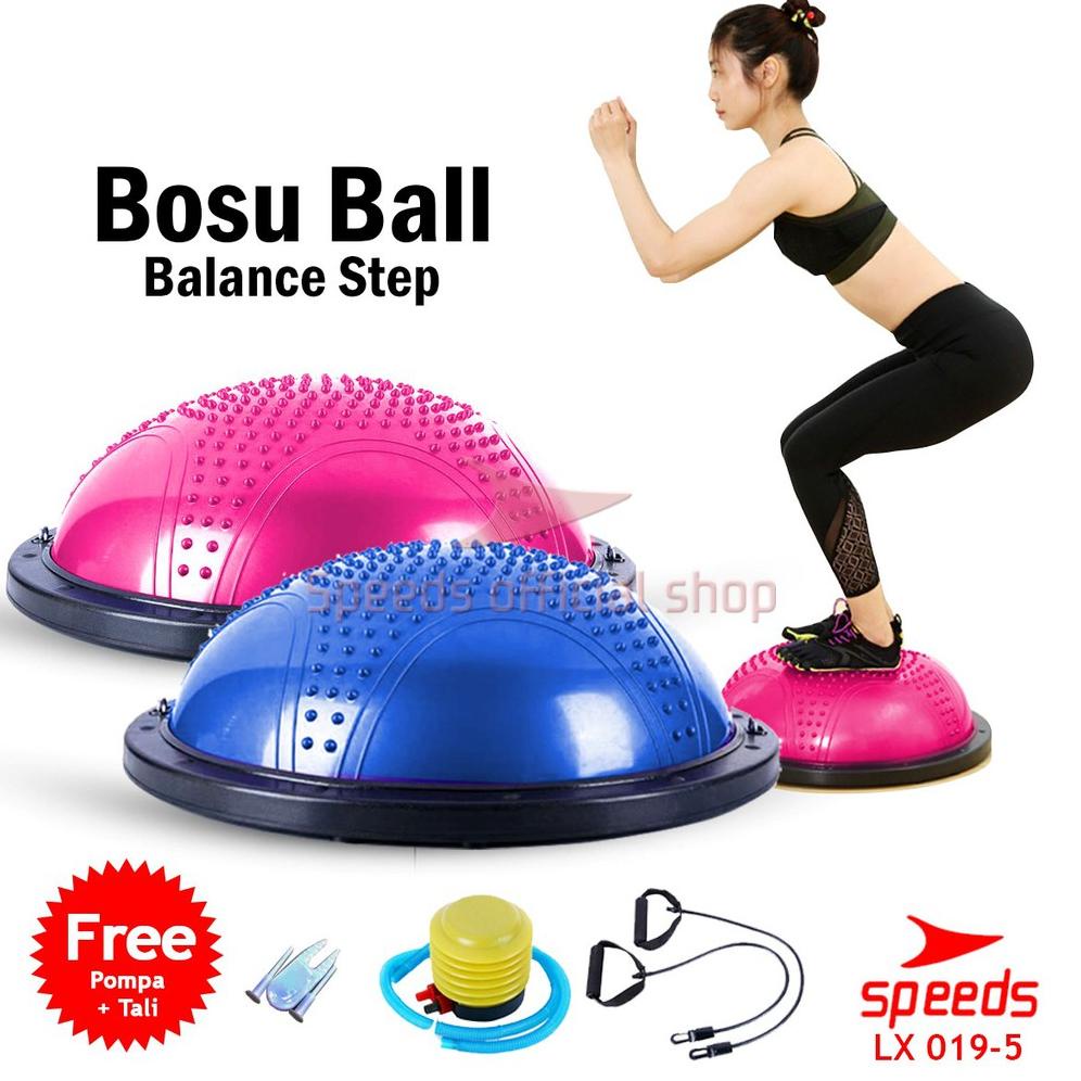 SPEEDS Balance Step Speeds ORIGINAL / Bosu Ball Pembakar Lemak Olahraga 019-5