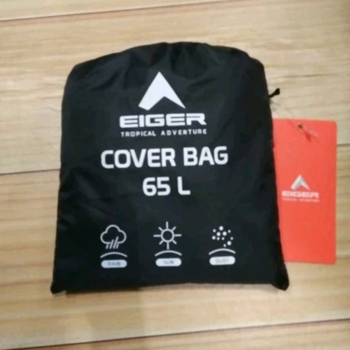 Terbaru Cover Bag Seal Tape Eiger 65 L Blk - Raincover Eiger Promo Terlaris