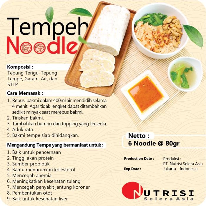 

Organium Frozen Tempeh Noodle 500g + Topping Best Seller