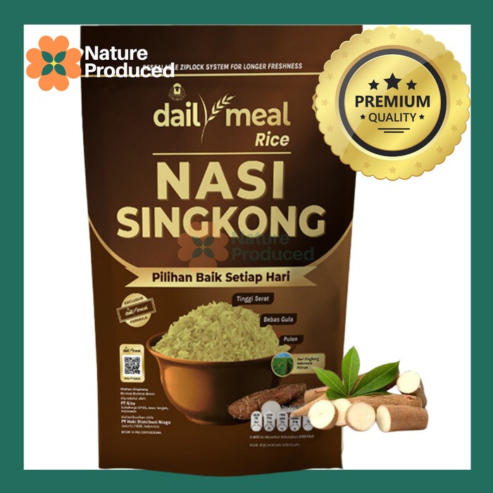 

Promo Daily Meal Nasi Singkong Beras 1Kg