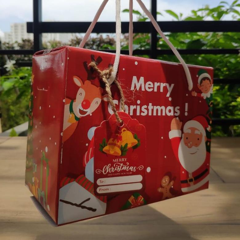 

12.12 Gratis Ongkir Extra Box Natal Dus Kue Kering Hampers Edisi Natal Merry Christmas Termurah