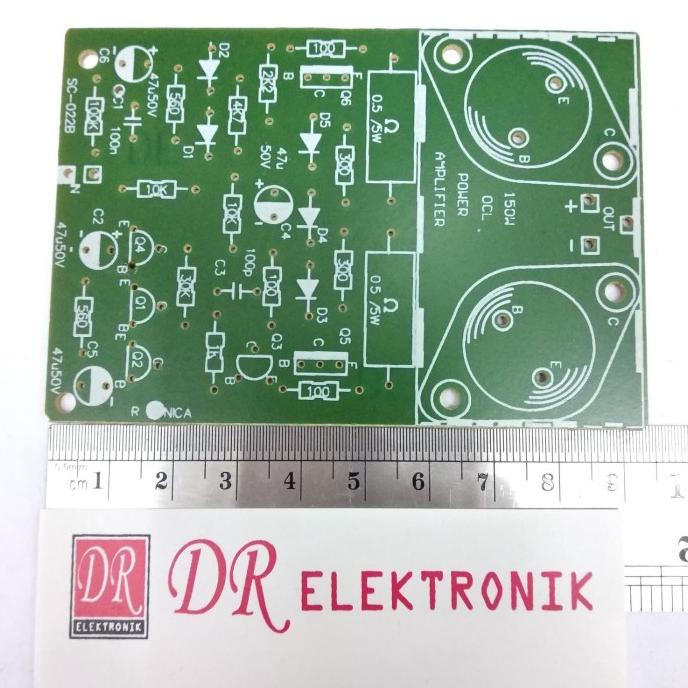 Baru PCB Power ampli amplifier OCL 150w 150 watt wat mono Ronica SC-022B dre3 Buru Order