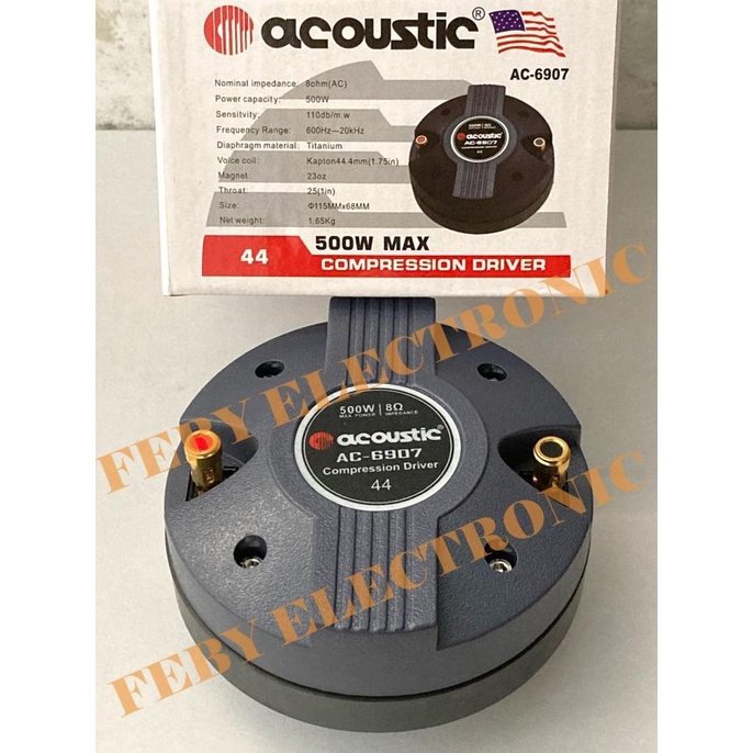 Tweeter Driver Acoustic PA 44