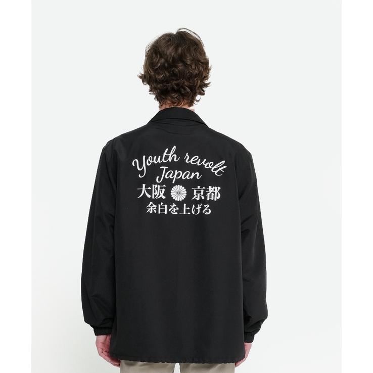 Jaket Pria Kece Abizz Bosozoku Coach Jacket Akeno Black Unisex