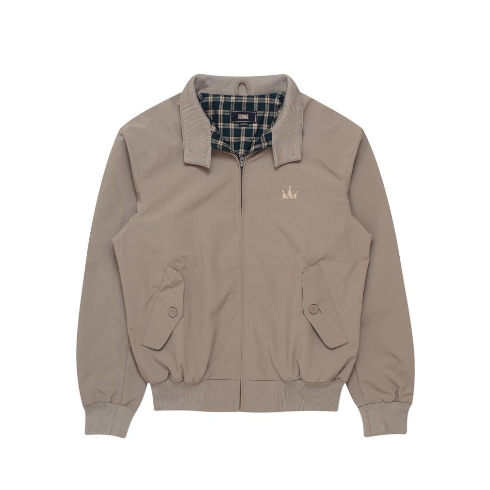 Jaket Pria Kece Abizz Screamous Jacket Harrington CLETO CREAM