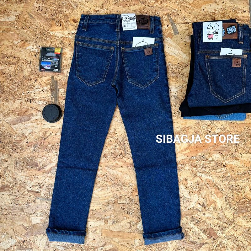 celana jeans anak laki laki slimfit tanggung