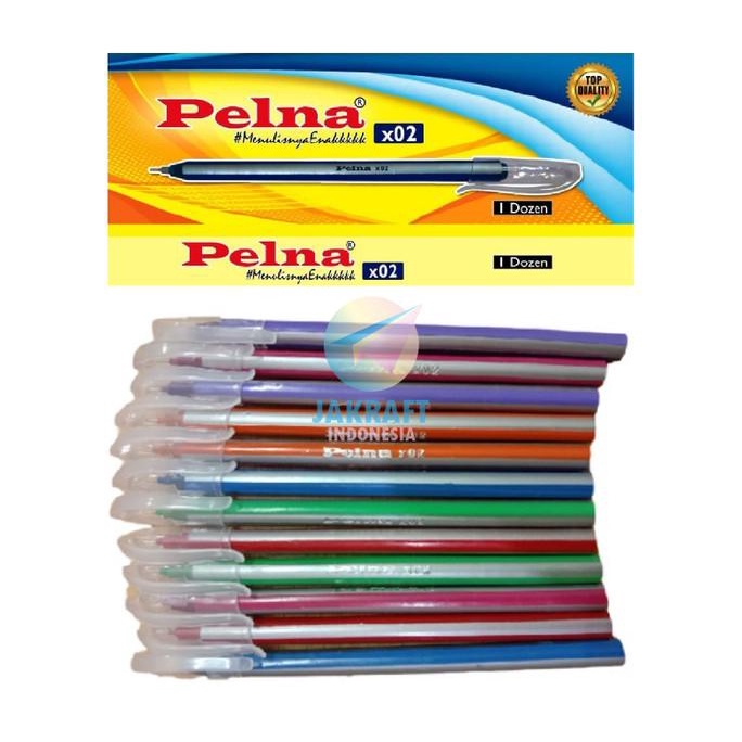 

Pulpen Pen Lilin Murah Pelna X02 Tebal 0.6 Mm Souvenir Seminar Kode 386