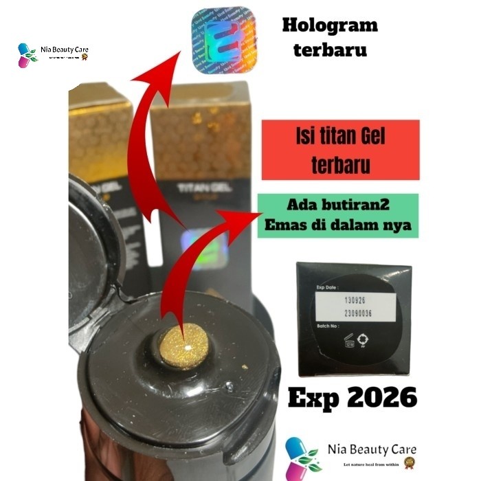 [Baru] Titan Gel Original Bergaransi Keaslian Terbatas