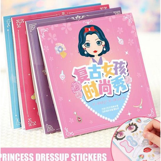 

Mainan Stiker Wajah Princess Dressup Stickers Diy Face Stikers Kode 1227