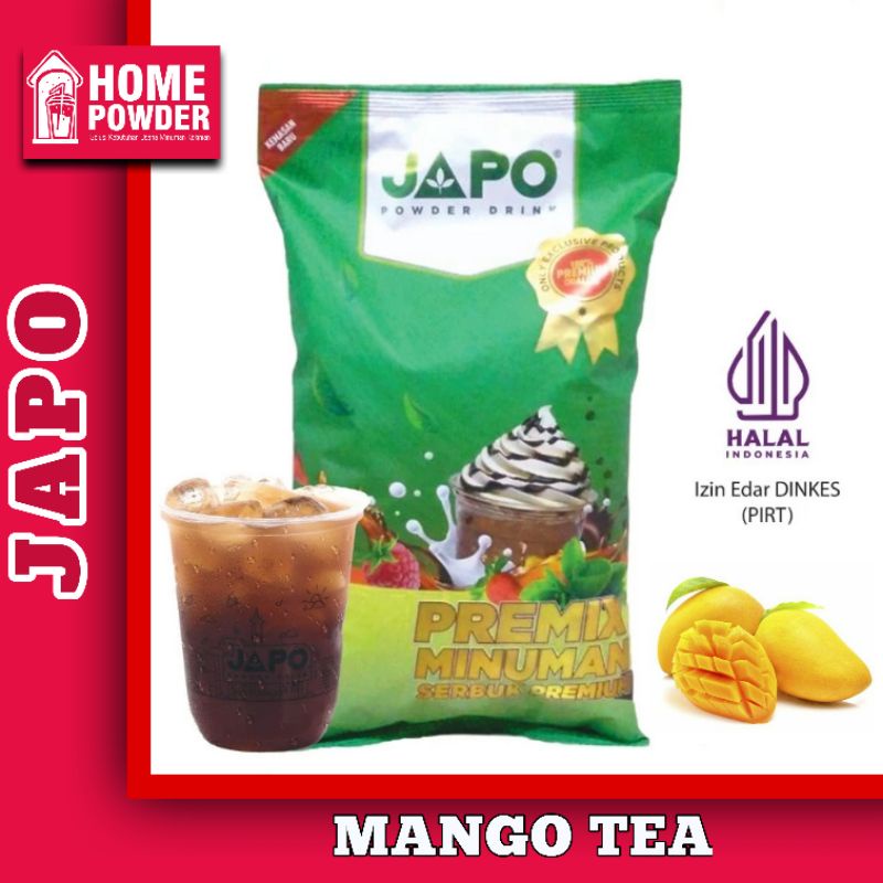 

Bubuk Minuman Drink Powder Rasa MANGO TEA 1 Kg JAPO