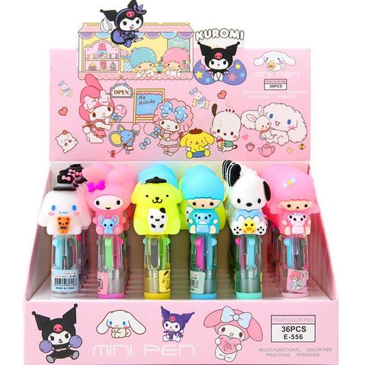 

Pena Pulpen Sanr!O 4In1 Warna Hello K!Tty Kurom! Pochacc0 523-506 Kode 895
