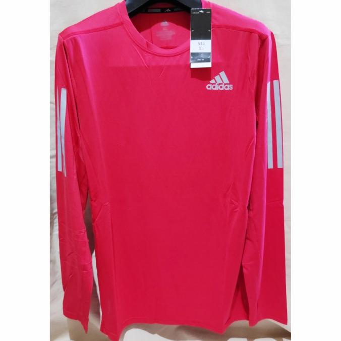 baju kaos dryfit olahraga adidas lengan panjang