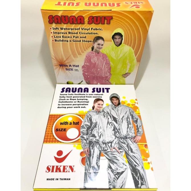 Sauna Suit Siken / Baju Sauna Siken / Jaket Olahraga Siken ukuran XXXL