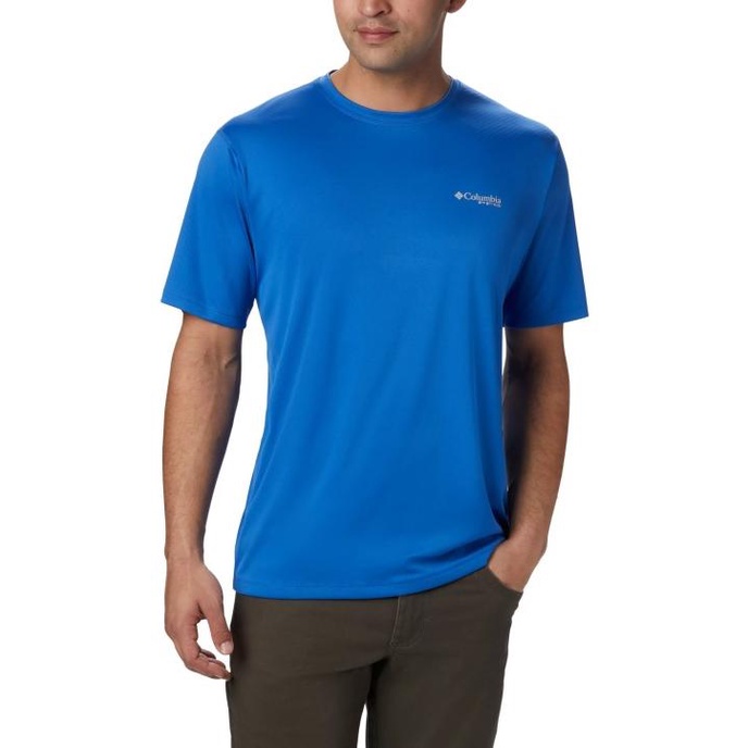 Baju Olahraga Columbia Men PFG Zero Rules Short Sleeve Shirt Original