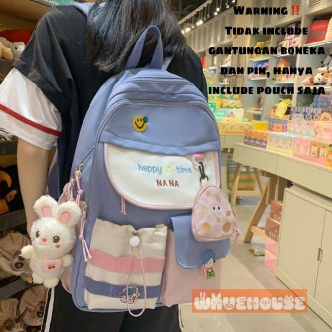 Joshee Tas Ransel sekolah Import Tas anak Wanita Backpackkorea fashion
