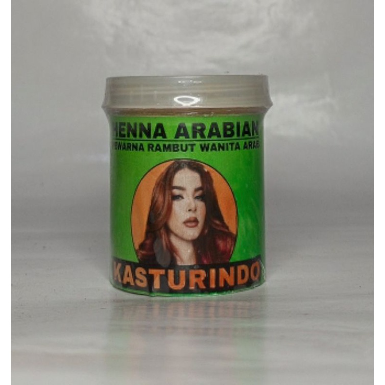 Henna Pewarna Rambut Arab Warna Merah Maroon 50 Gram COD