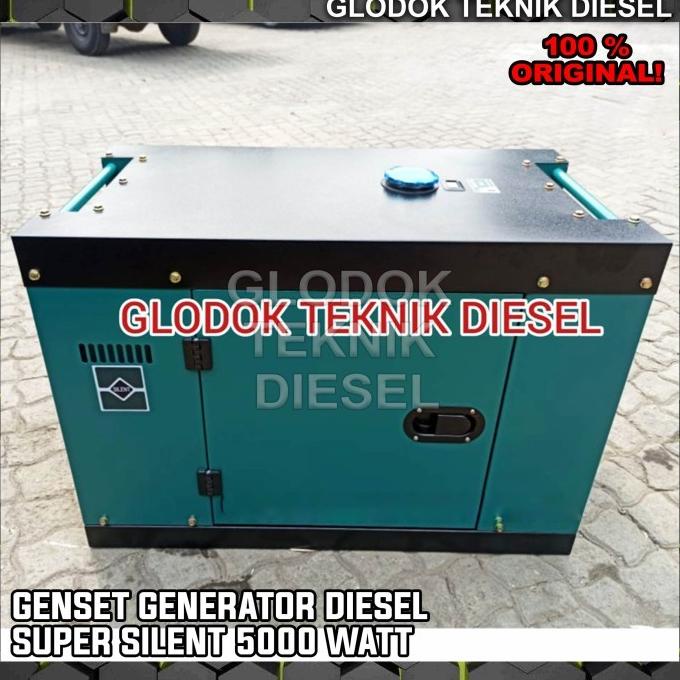 Harga Promo Genset Diesel Super Silent Matrix MTX 6800 ES 5000 Watt Generator