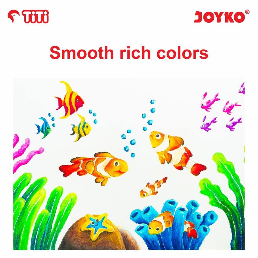 

Flash Sale JOYKO TITI CRAYON OIL PASTEL / KRAYON MINYAK JOYKO 36 WARNA OP-36S !!