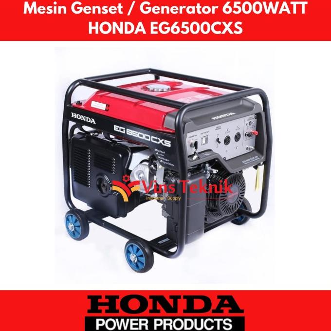 Jual Murah MESIN GENSET EG6500CXS HONDA GENERATOR EG 6500 CXS 6500WATT