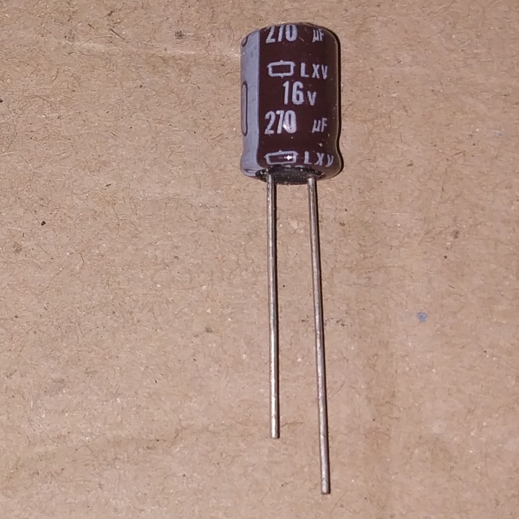 C Elco Elko 270uF 16V 270 uF 16 V