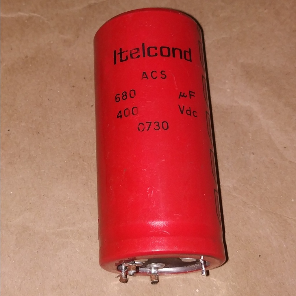 C Elco Elko 680uF 400V 680 uF 400 V 680MFD 400VDC 400WV