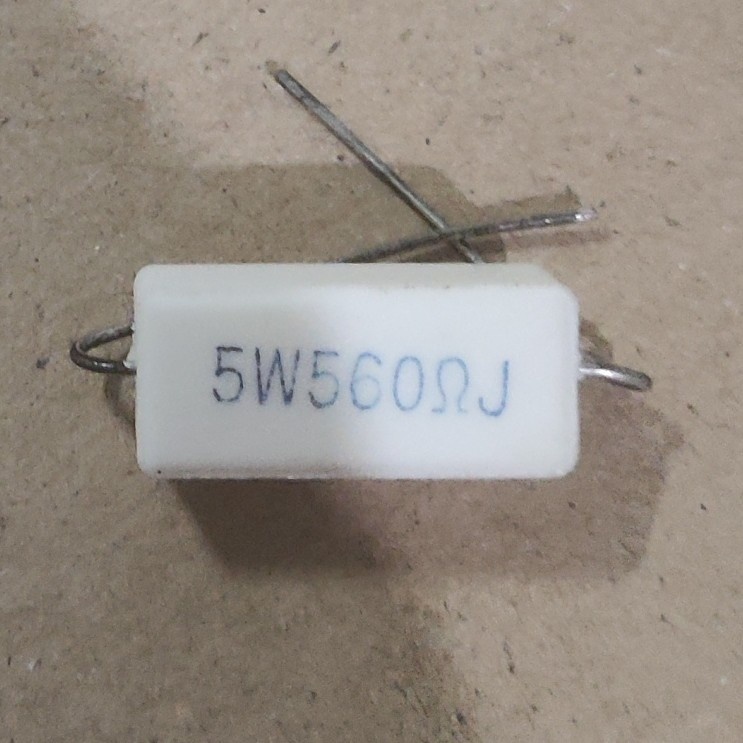 R 560 Ohm 560R 5W 5 W Resistor 5 Watt