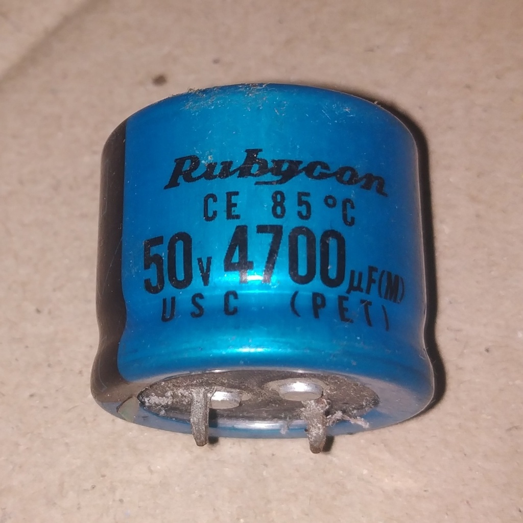 C Elco Elko 4700uF 50V 4700 uF 50 V RUBYCON
