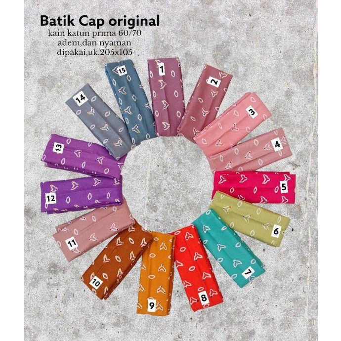 KAIN BATIK JUMPUTAN CAP PREMIUM ANTI LUNTUR