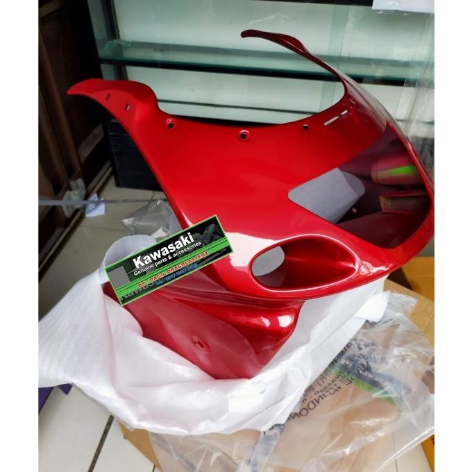 fairing atas ninja rr old merah maron original
