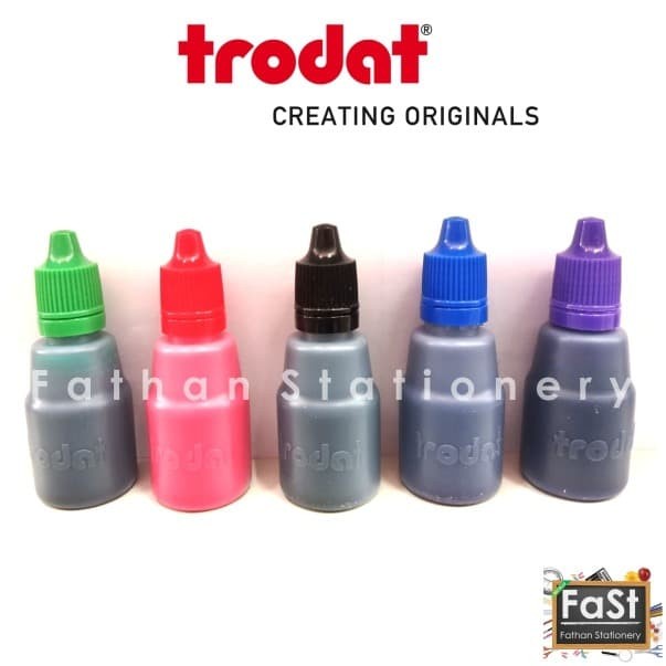 

New Tinta Stempel Trodat 7011 25Ml Hitam Original New Original