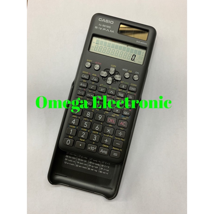 

CASIO KALKULATOR FX-991MS SCIENTIFIC CALCULATOR KULIAH SEKOLAH FX 991 ORIGINAL TERBARU