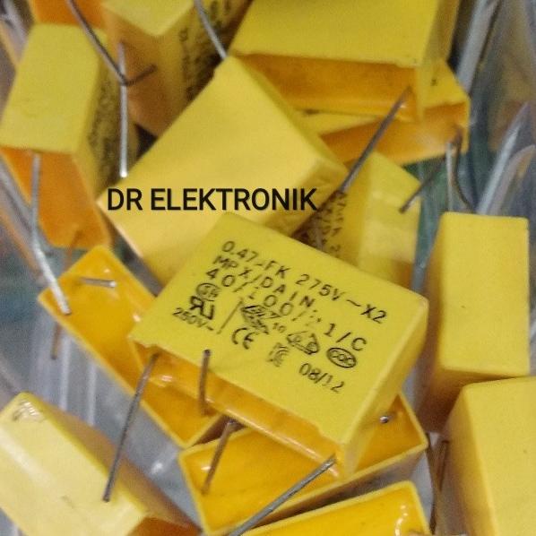 Murah Kapasitor kotak MKM MKP 0,47uf 0,47 uf 275v 275 volt 275volt Capasitor dre3 Ayo Beli
