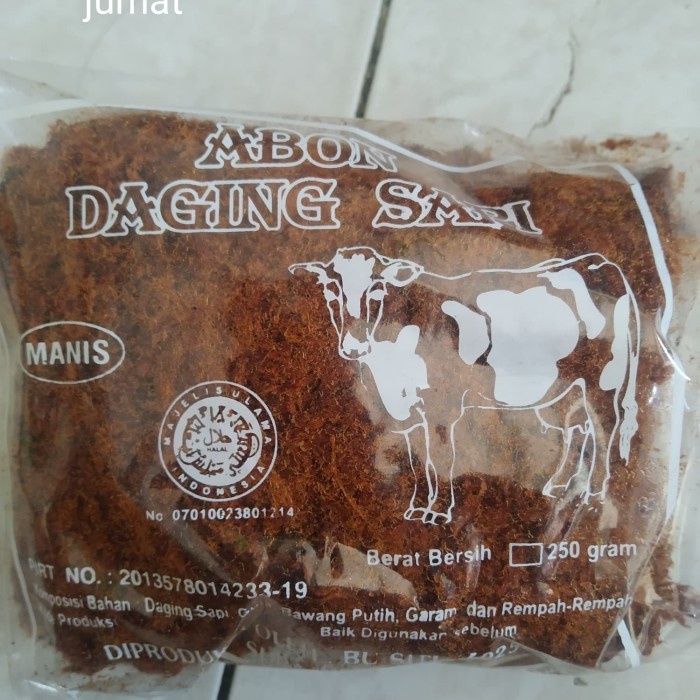 

Abon Sapi Asli Surabaya 250Grm