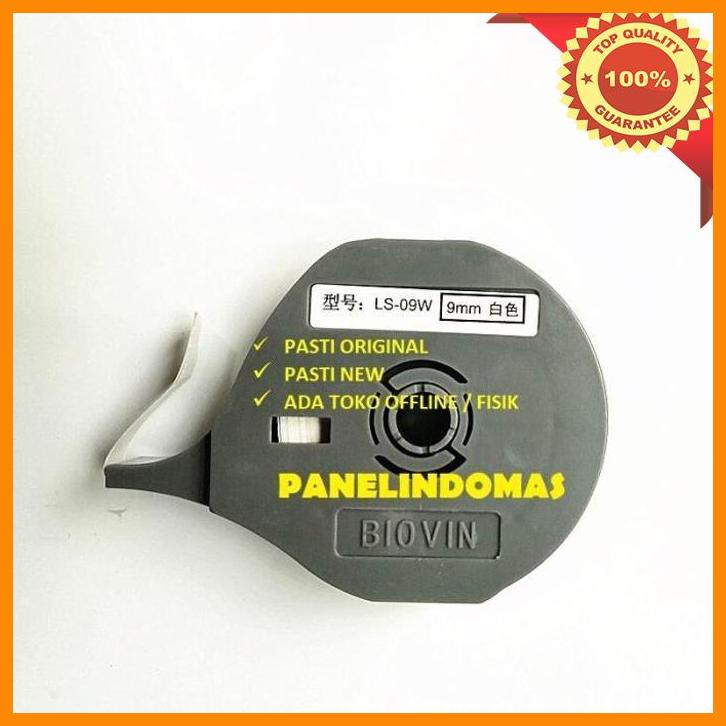 

(pane) label mesin printing marker tube ls-09w putih biovin