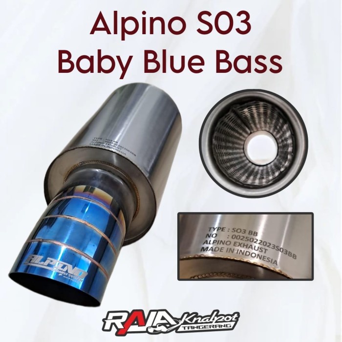 [Original] Knalpot Mobil Racing Muffler Alpino Suara Ngebas Bulet Diskon