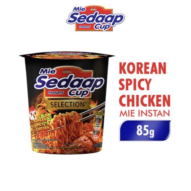 

Mie Sedap Goreng Cup Selection rasa Korean Spicy Chiken 81 gram MURAH